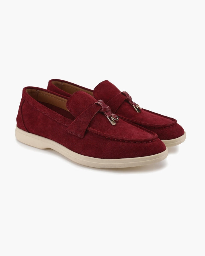 Valentina Suede Loafers - Audace Vive