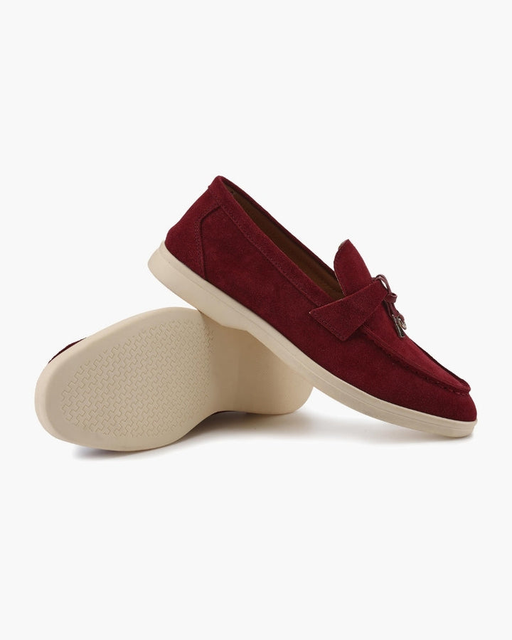 Valentina Suede Loafers - Audace Vive