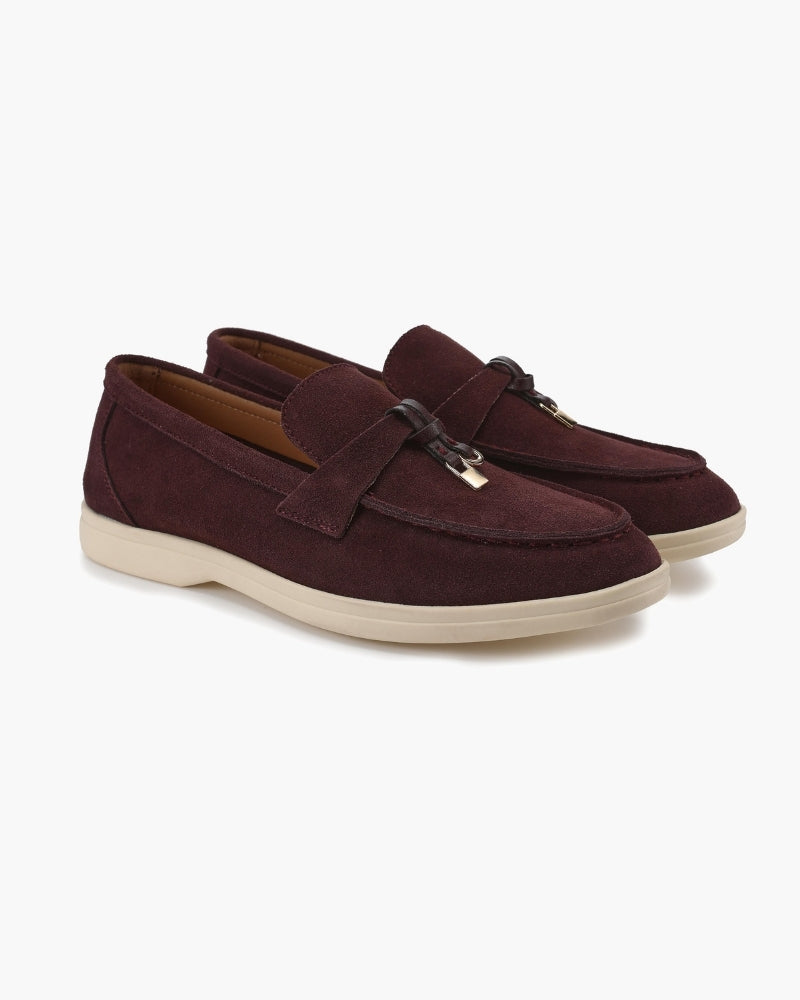 Valentina Suede Loafers - Audace Vive