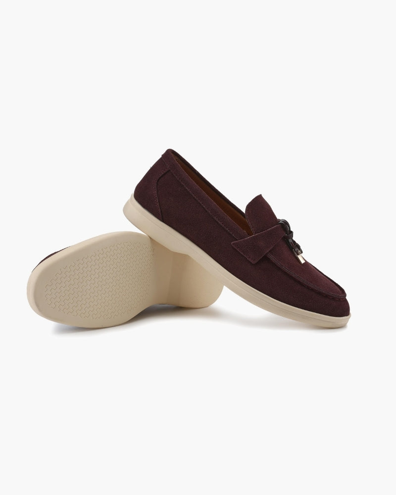 Valentina Suede Loafers - Audace Vive
