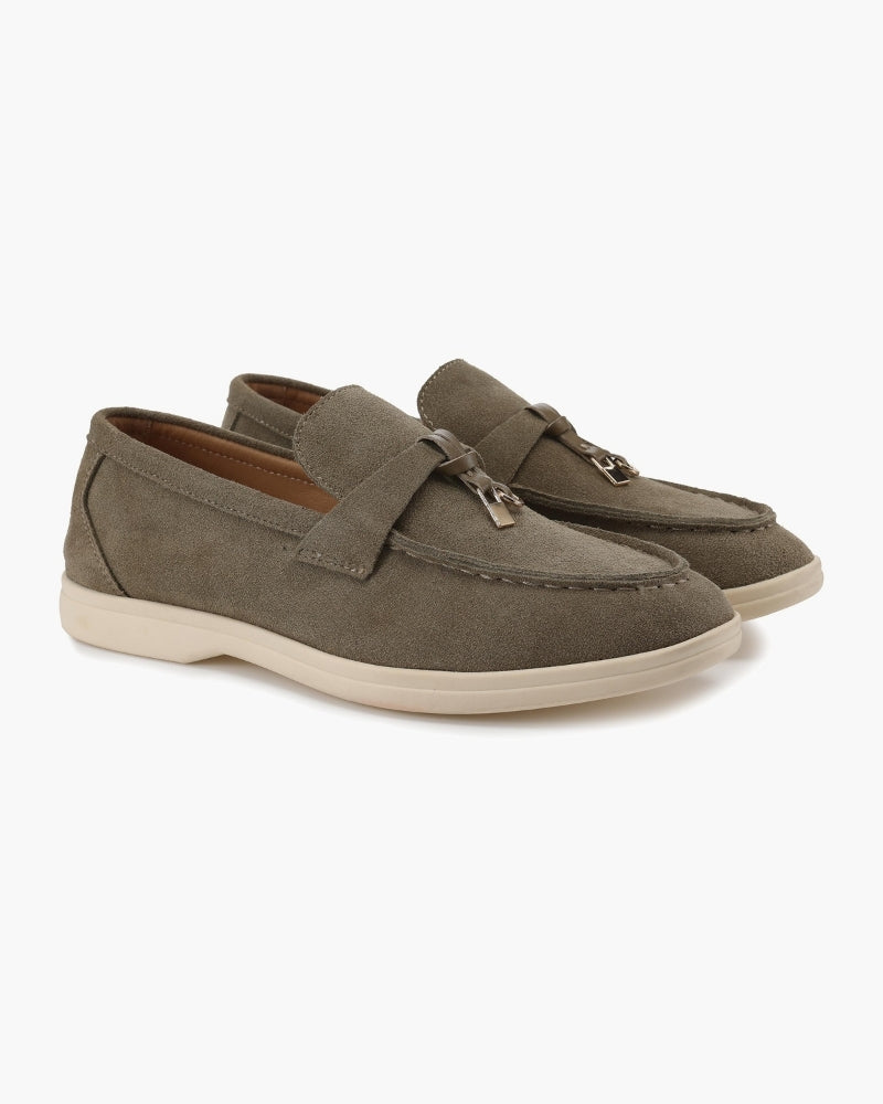 Valentina Suede Loafers - Audace Vive