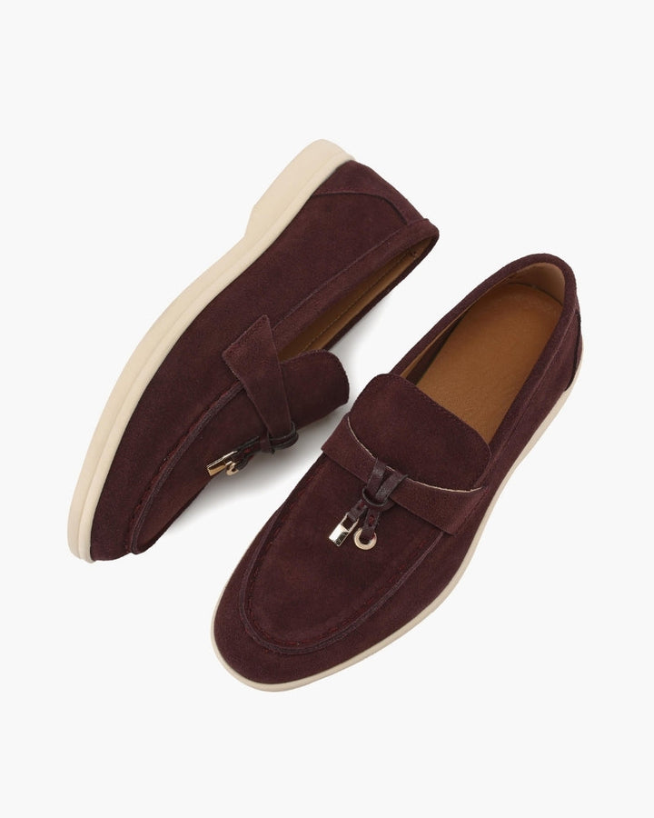 Valentina Suede Loafers - Audace Vive