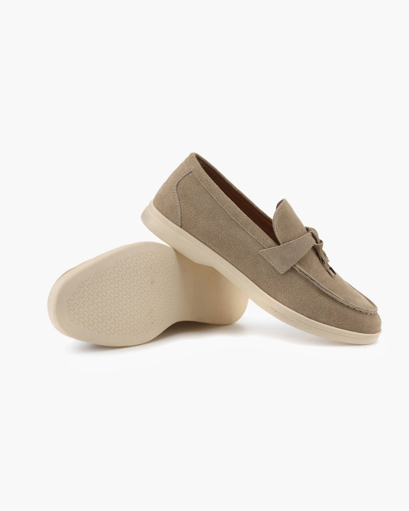 Valentina Suede Loafers - Audace Vive