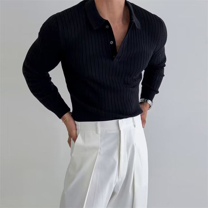 The Ashton Polo Knit - Audace Vive