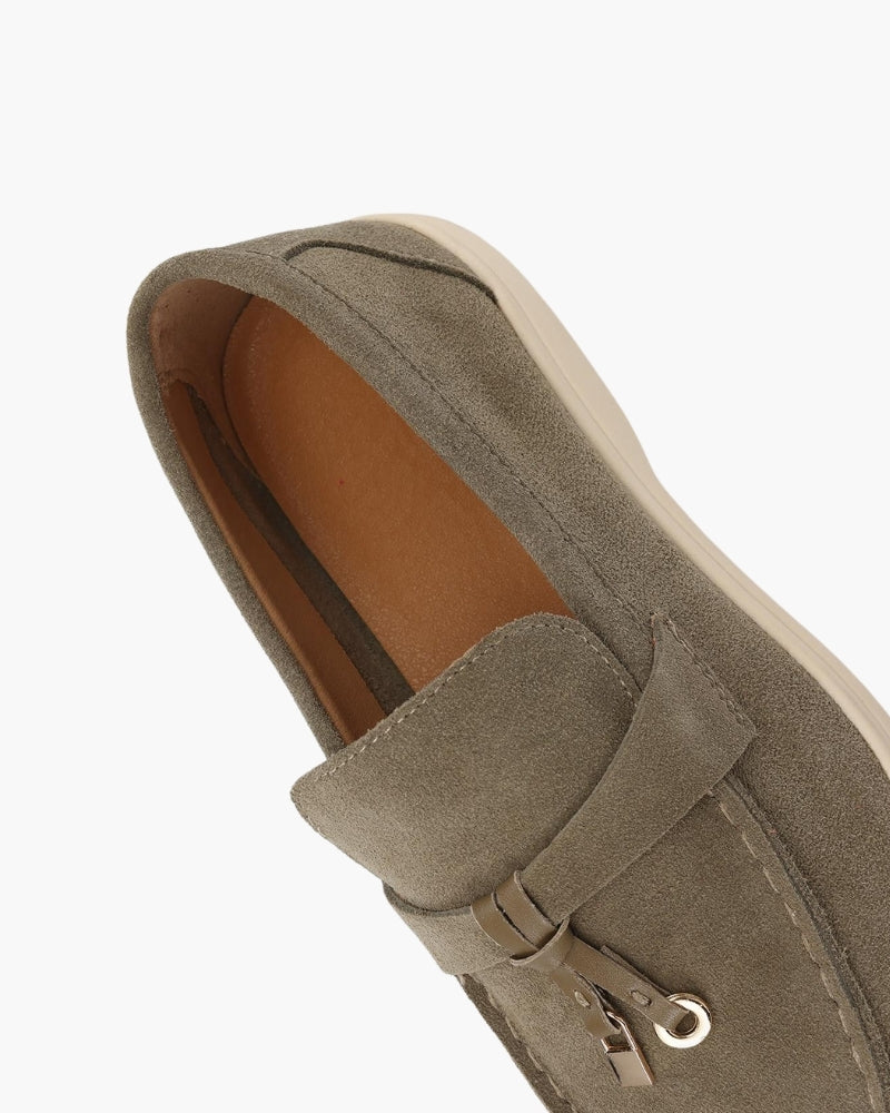 Valentina Suede Loafers - Audace Vive