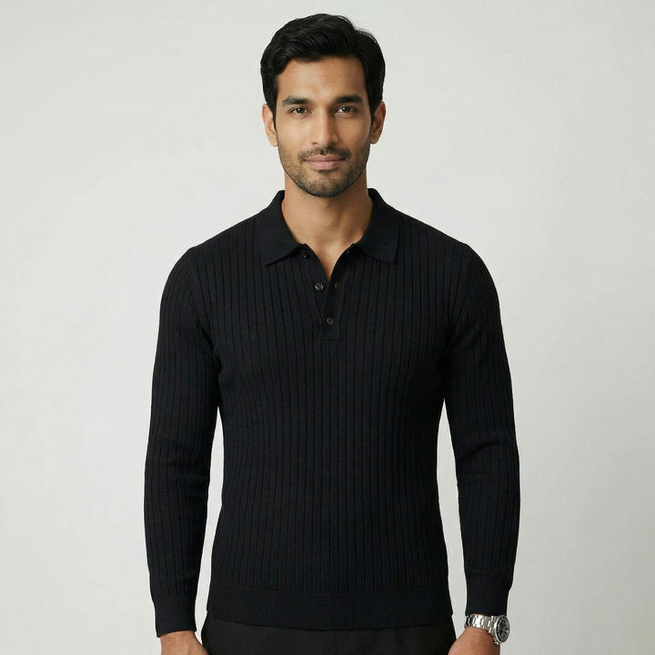 The Ashton Polo Knit - Audace Vive