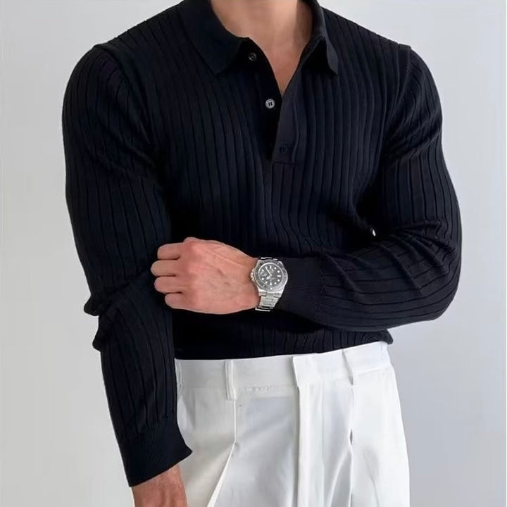 The Ashton Polo Knit - Audace Vive