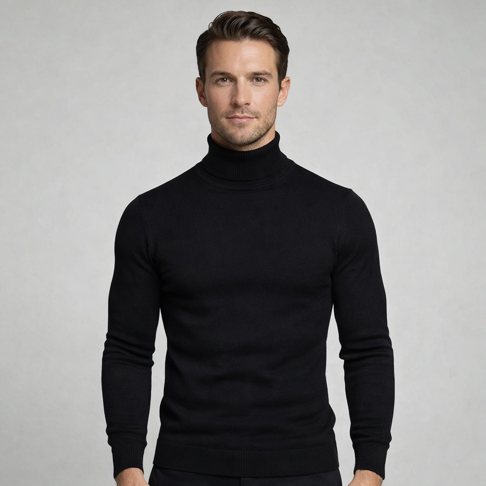 The Somerset Wool Turtleneck - Audace Vive