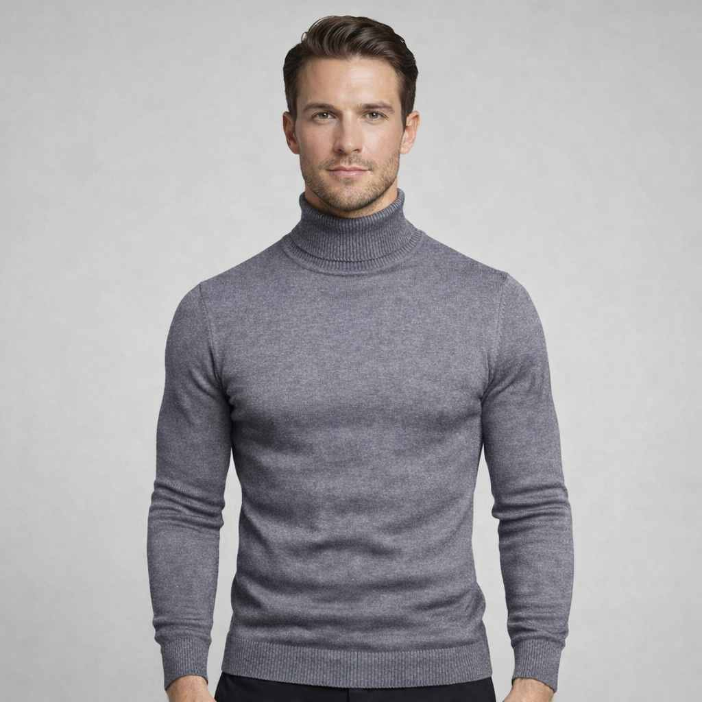 The Somerset Wool Turtleneck - Audace Vive