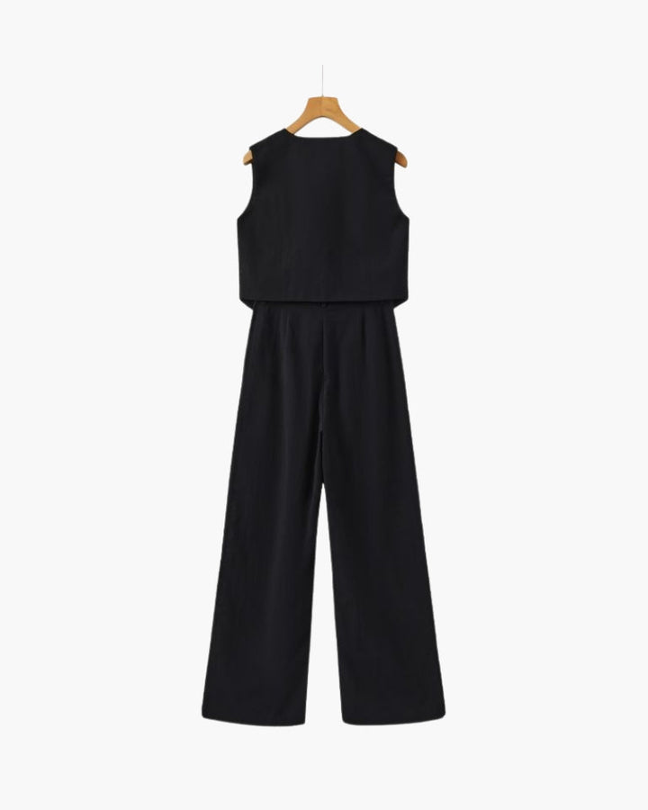 Classy - Linen Two-piece Set - Audace Vive