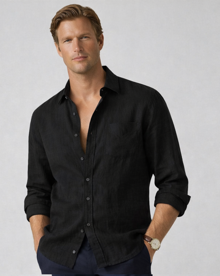 The Langford Linen Shirt - Audace Vive