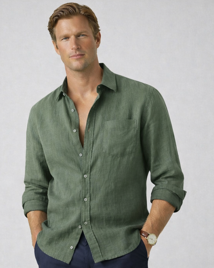 The Langford Linen Shirt - Audace Vive