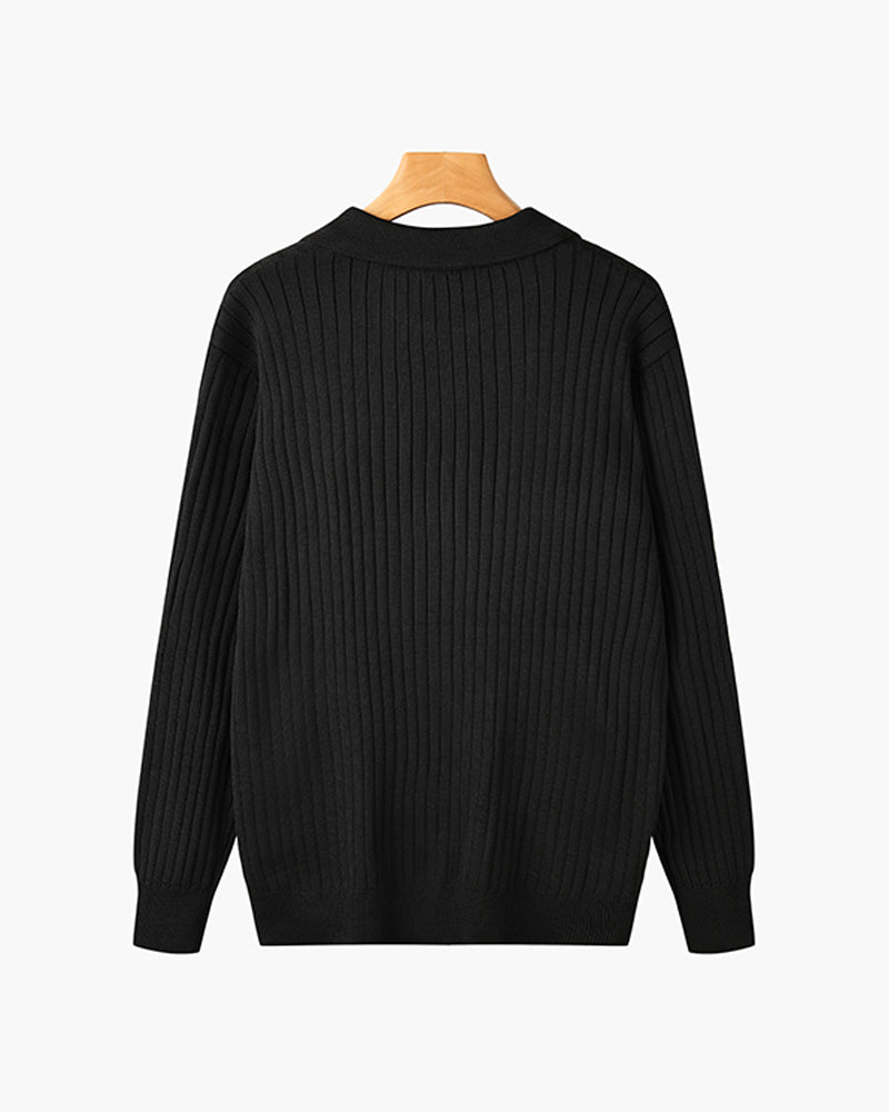 The Ashton Polo Knit - Audace Vive
