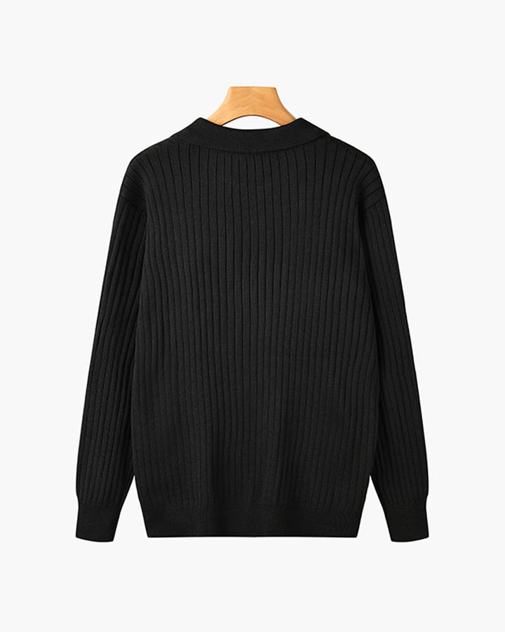 The Ashton Polo Knit - Audace Vive