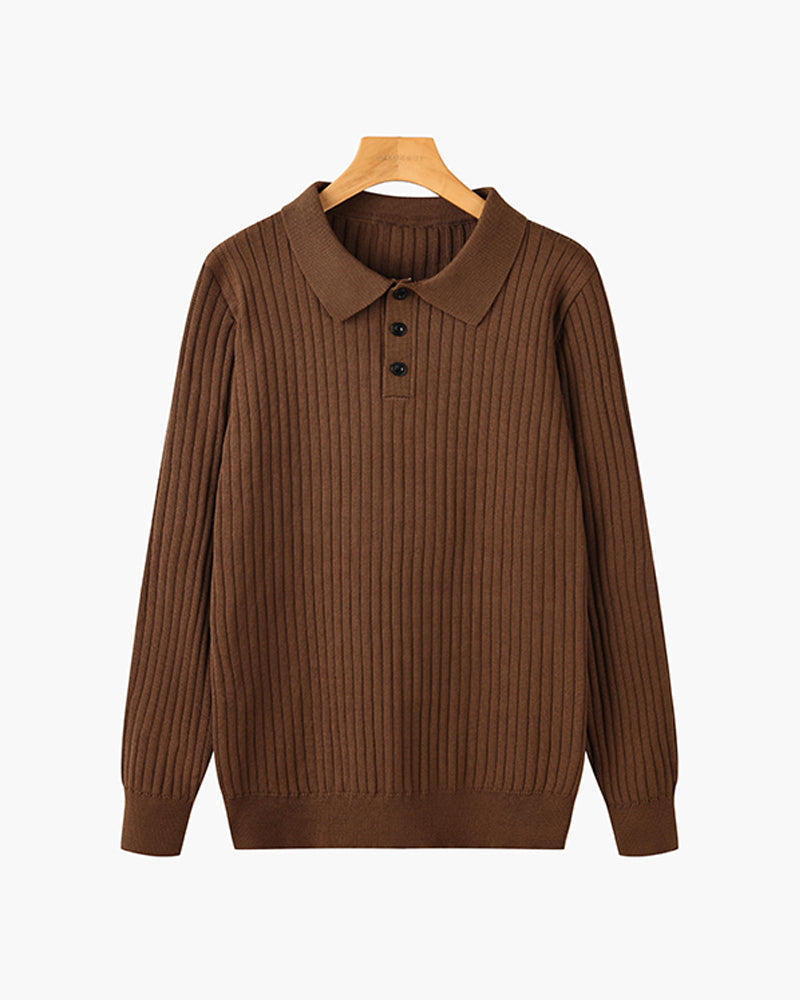 The Ashton Polo Knit - Audace Vive