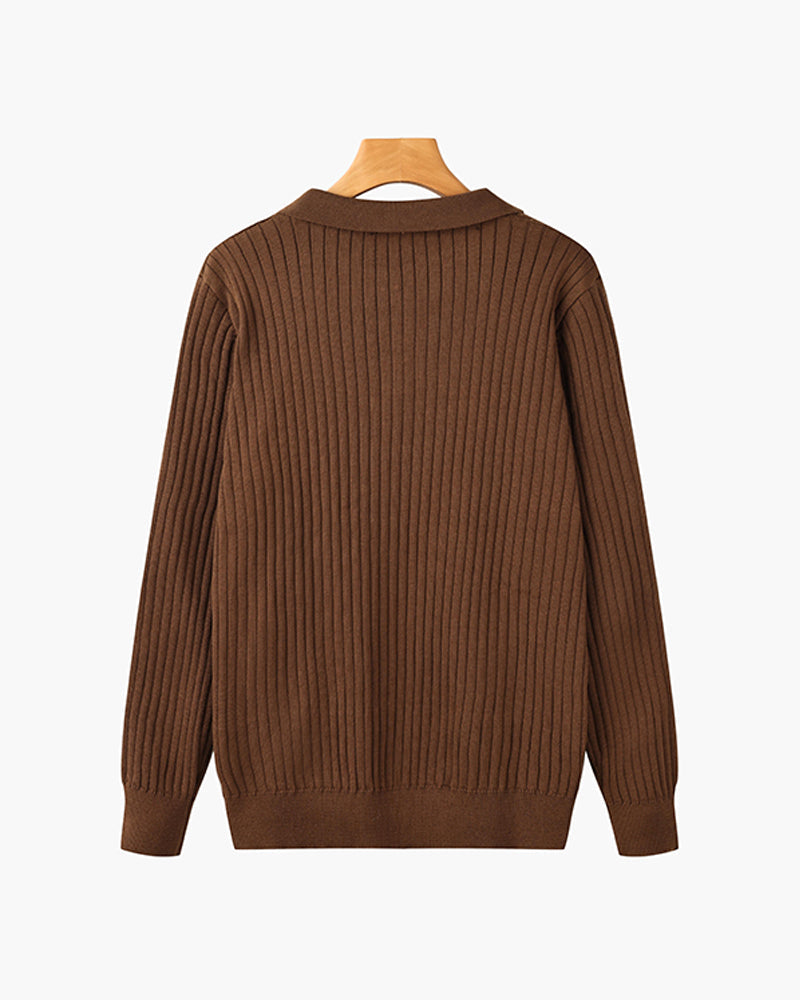 The Ashton Polo Knit - Audace Vive