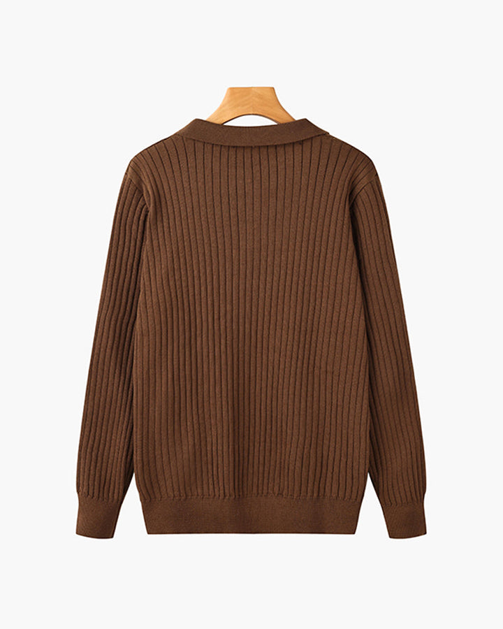 The Ashton Polo Knit - Audace Vive