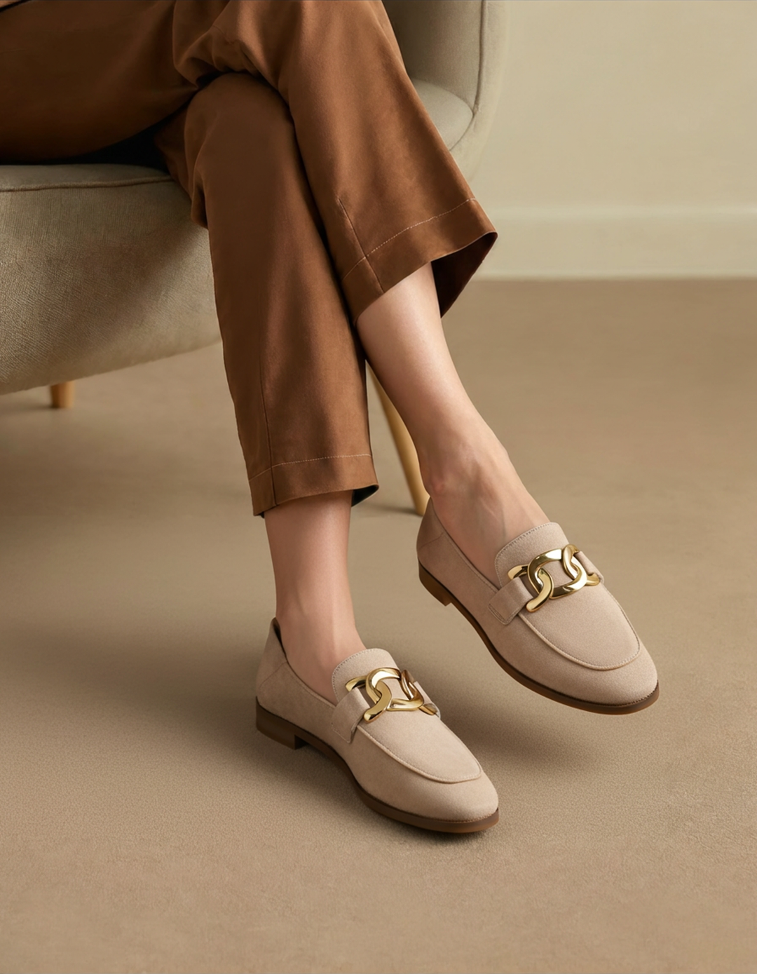 Maria Suede Loafers - Audace Vive