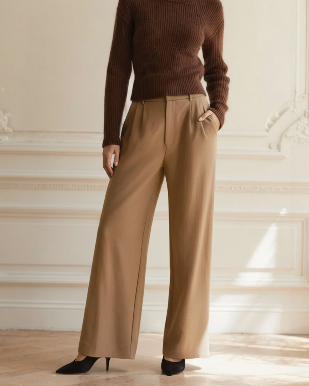 The Pleat Wide-Leg - Audace Vive