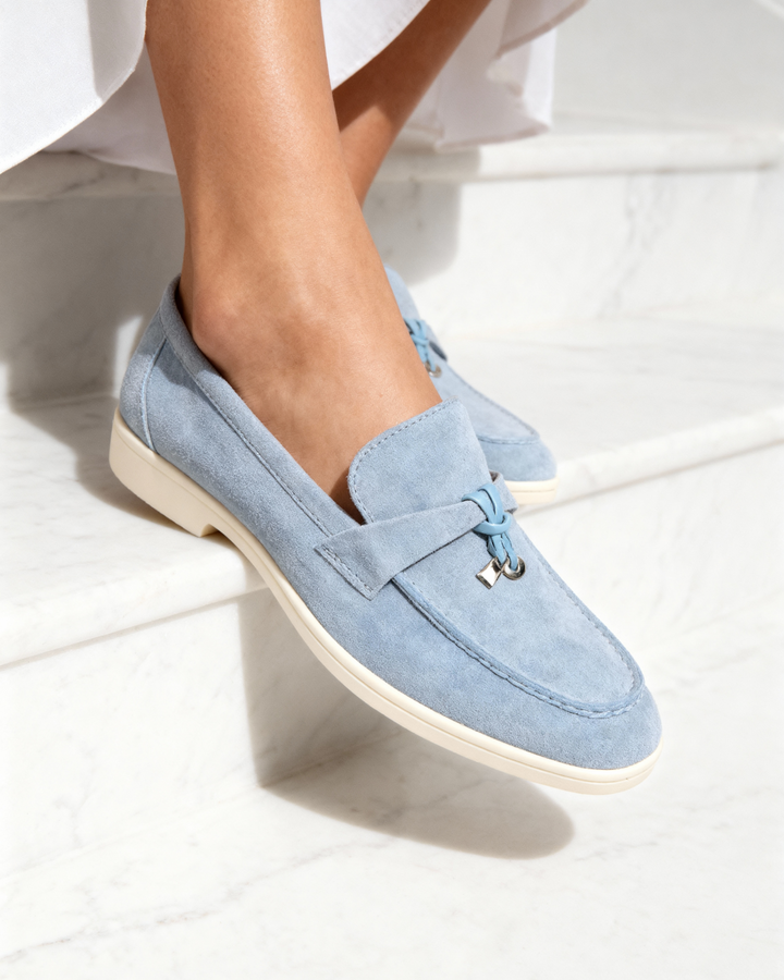 Valentina Suede Loafers - Audace Vive