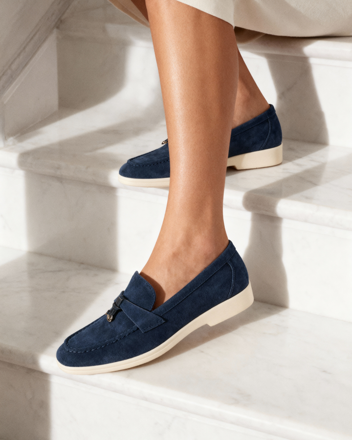 Valentina Suede Loafers - Audace Vive