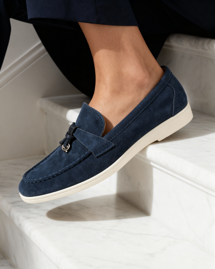 Valentina Suede Loafers - Audace Vive