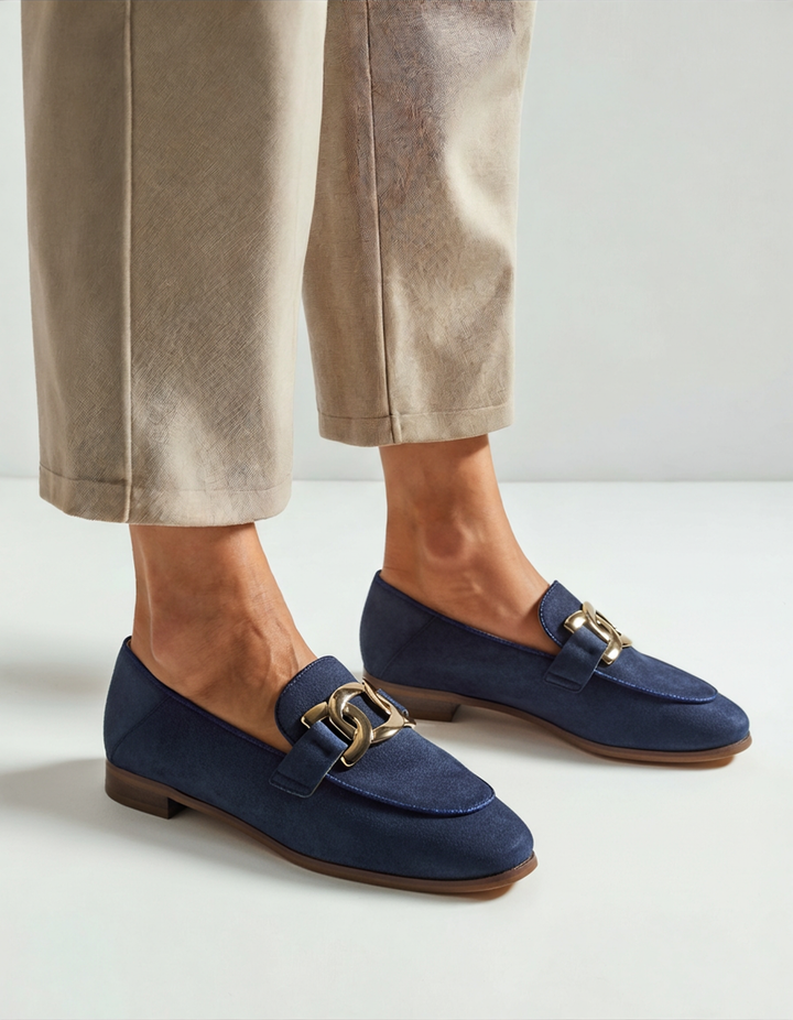 Maria Suede Loafers - Audace Vive